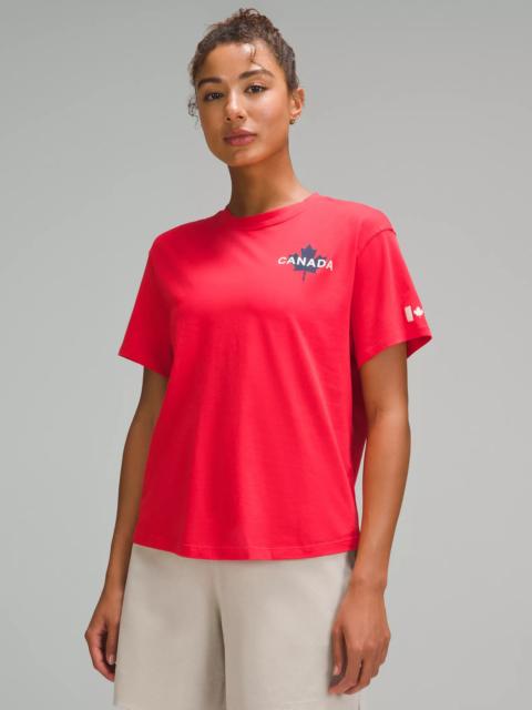 lululemon Team Canada Women's Cotton Jersey T-Shirt *COC Logo
