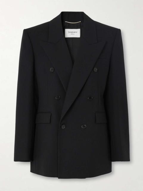 ジャケット Saint Laurent FW24 SHORT WOOL COAT (808239 Y060R2577) Saint Laurent Camel wool short coat | TheDoubleF