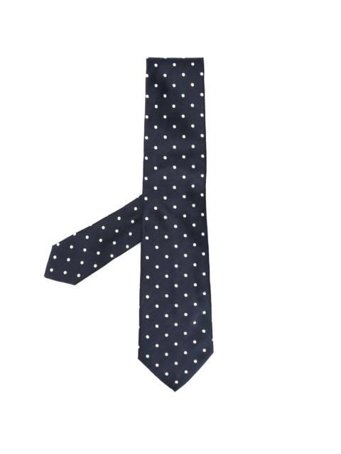 Ralph Lauren polka-dot 실크 넥타이