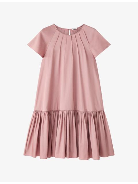 JOSEPH Tazi Short-Sleeved Cotton Mini Dress