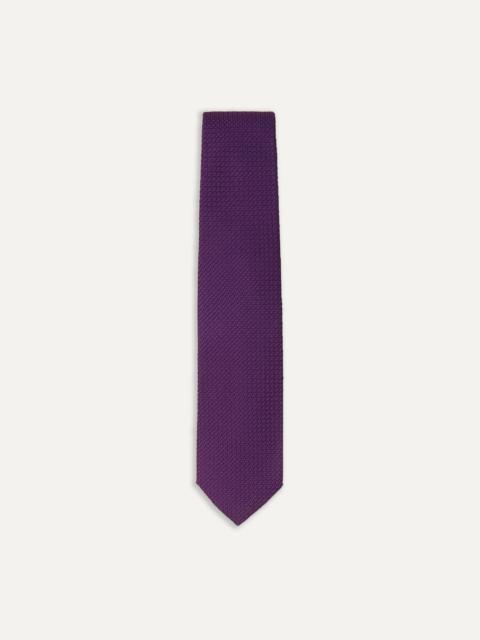 Drake's Purple Large Knot Grenadine Silk Tipped Tie