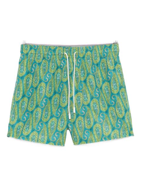 paisley swim shorts