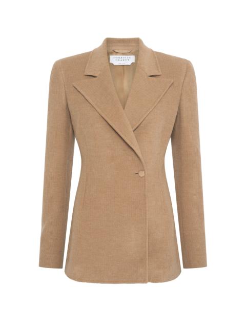 GABRIELA HEARST Lewis Blazer in Camel Cashmere Wool Corduroy