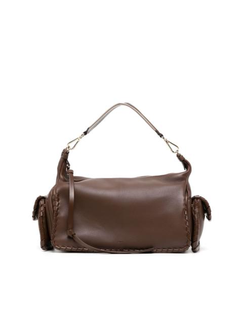 Nahir leather shoulder bag