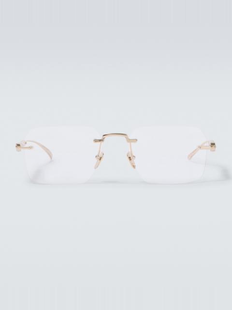 GUCCI Bamboo round glasses