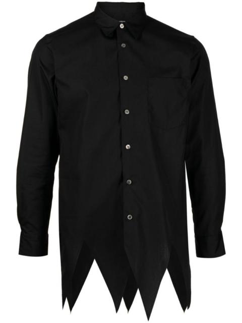 Comme des Garçons Homme Plus asymmetric cotton shirt