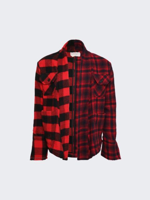 Greg Lauren Buffalo Stitchwork 셔츠 재킷