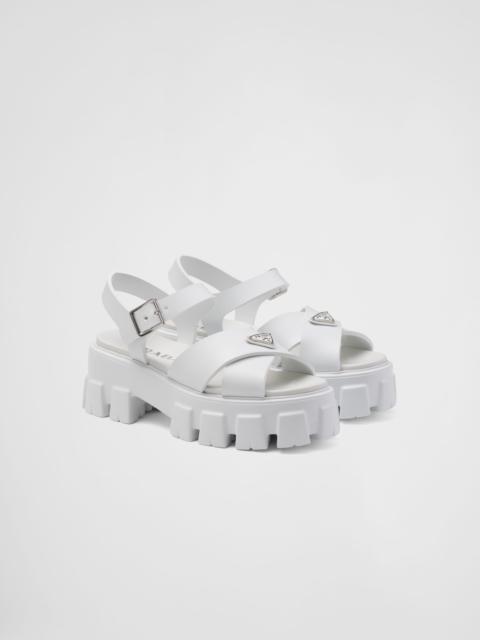 Prada Monolith rubber sandals