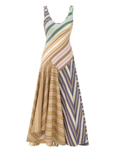 Zimmermann CLASH POPLIN MAXI DRESS