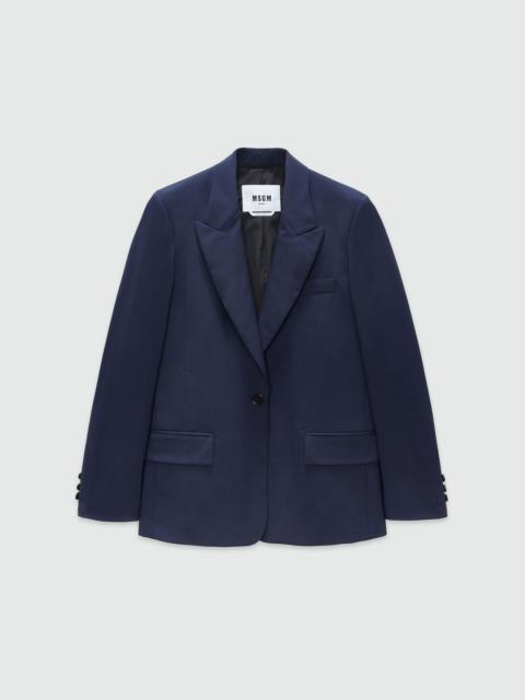 Wool "MSGM Tailoring" tailored jacket