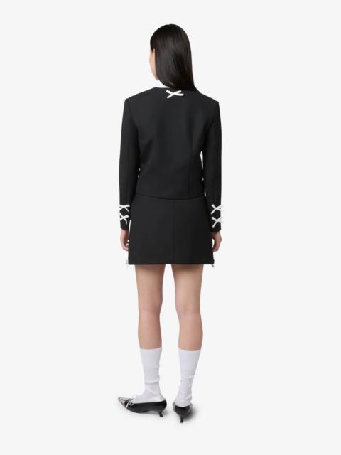 Moschino WOOL-BLEND JACKET WITH BOWS