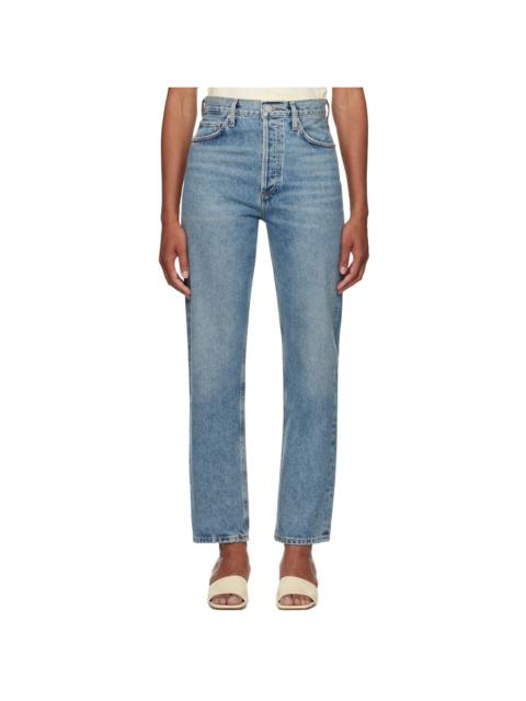 AGOLDE Blue 90's Pinch Waist Jeans