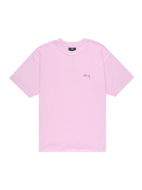 Stussy Pigment Dyed Inside Out Crewneck T-Shirt 'Lilac'