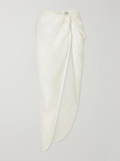 LE KASHA Qaraya Light Linen Pareo Skirt