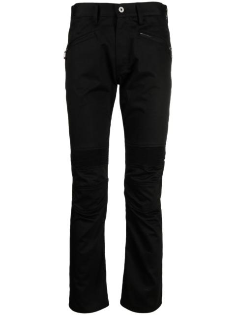 Junya Watanabe MAN panel-detail cropped skinny trousers