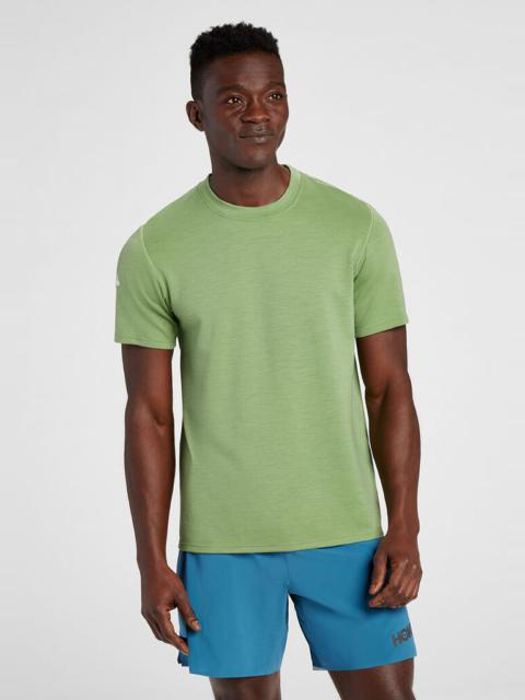 HOKA ONE ONE Men's Midweight Merino Blend Short Sleeve