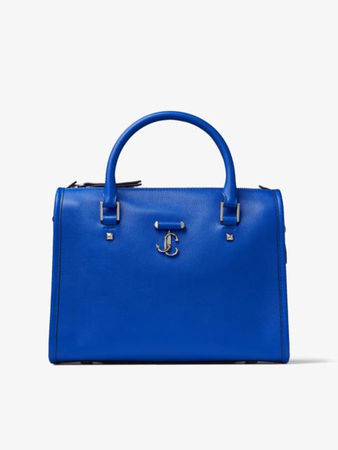 JIMMY CHOO Webb Top Handle S
Ultraviolet Fine Grainy Calf Leather Top Handle Bag