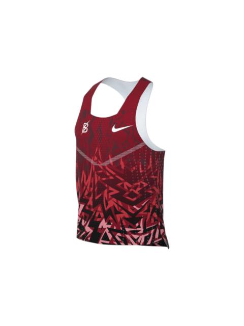 Nike Nike AeroSwift Bowerman Track Club Singlet Dri-Fit ADV Running Vest Red/White