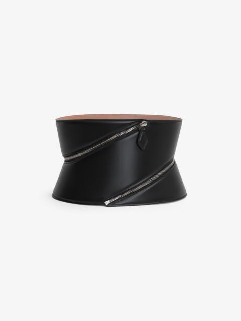 Alaïa ZIP CORSET IN CALFSKIN
