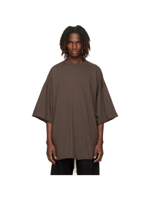 Rick Owens DRKSHDW Brown Temple Tommy T-shirt