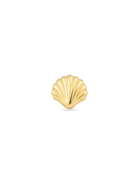 STONE AND STRAND Scallop Shell Flat Back Piercing Earring