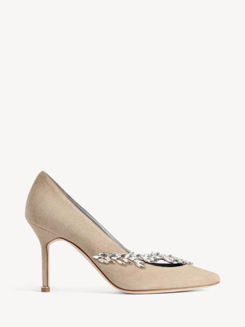 BALENCIAGA Women's Balenciaga | Manolo Blahnik Pump in Beige