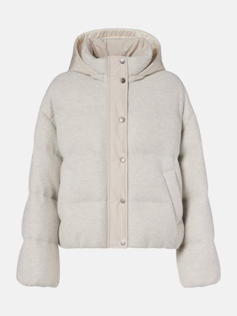 Brunello Cucinelli Cashmere-blend down jacket