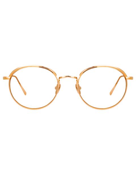 THE MARLON | OVAL OPTICAL FRAME IN ROSE GOLD (C7)