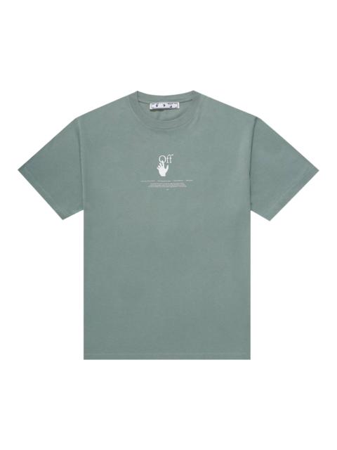 Off-White Logo T-Shirt 'Green'