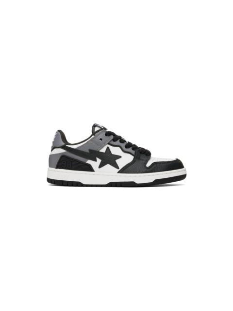 White & Black SK8 STA #5 M1 Sneakers