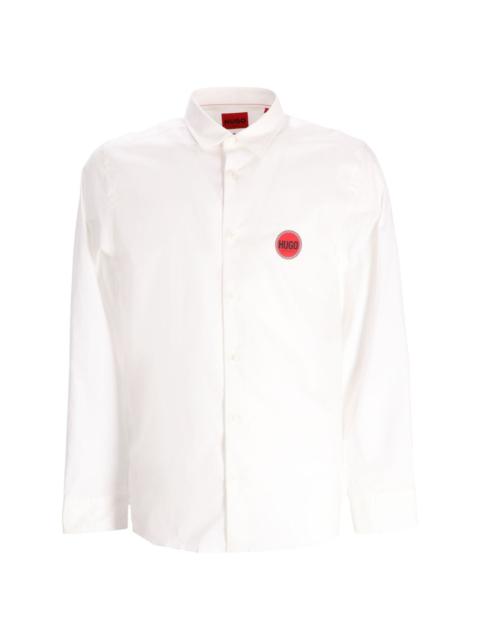 HUGO logo-print shirt