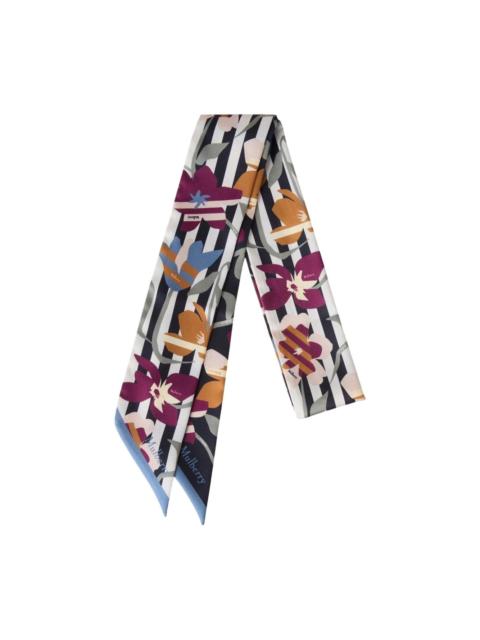 Mulberry floral-print scarf