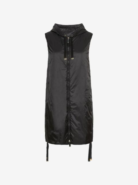 Max Mara The Cube hooded sleeveless coat