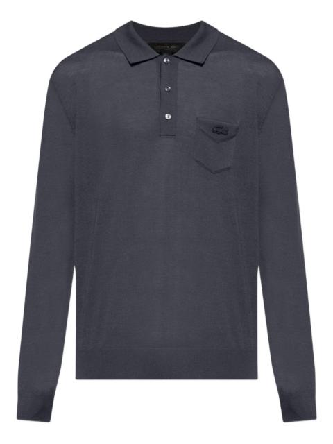 LACOSTE embroidered-logo polo shirt