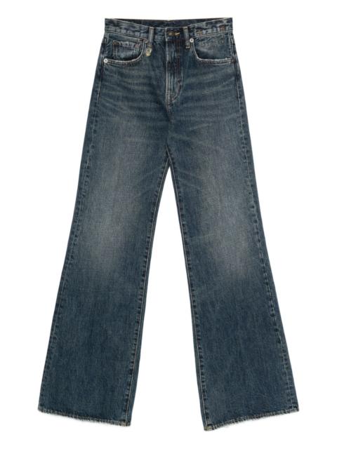 R13 raw-cut jeans