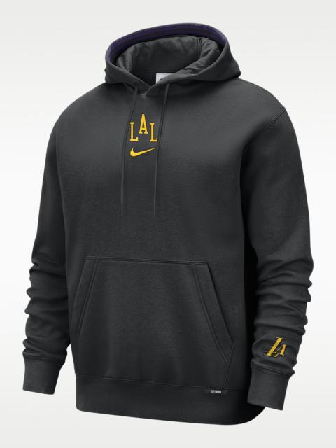 Los Angeles Lakers City Edition Men's Nike NBA Premium Club Fleece Hoodie