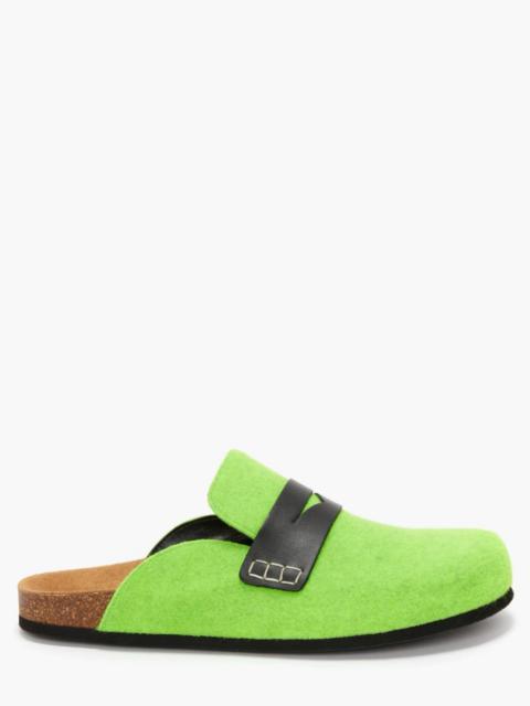 JW Anderson MEN’S FELT LOAFER MULES