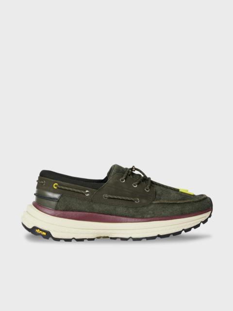 Paul Smith Khaki Suede 'Cruze' Shoes