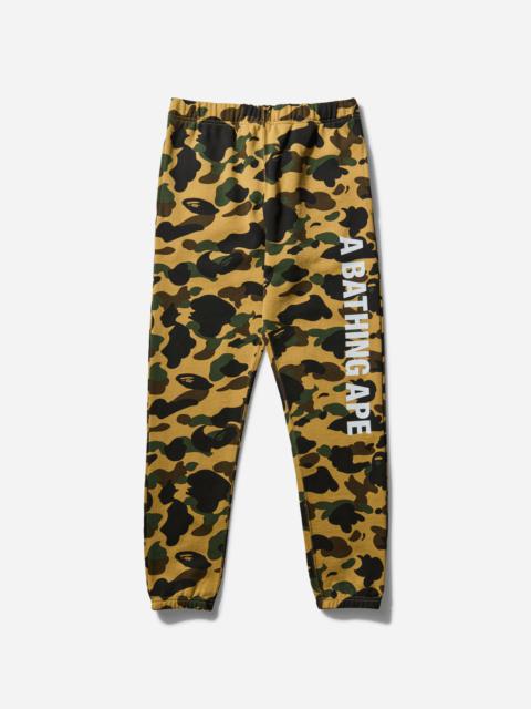 A BATHING APE® Men's 1st Camo Slim Sweatpants Yellow