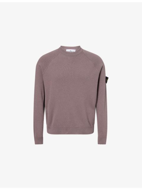Stone Island Badge Crewneck Cotton Jumper