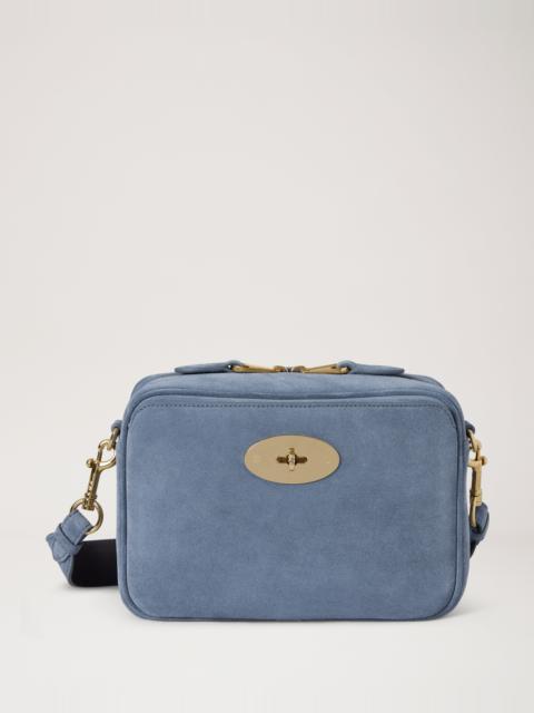 Mulberry Darley Camera Bag Foggy Grey Suede