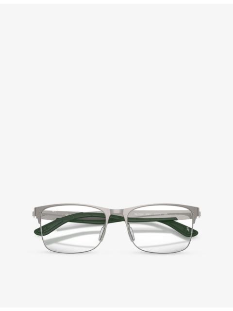 Ray-Ban RX7550 Square-Frame Metal Optical Glasses