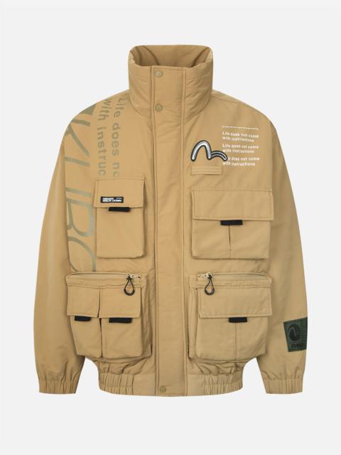 EVISU Multi Pocket Padded Bomber Jacket