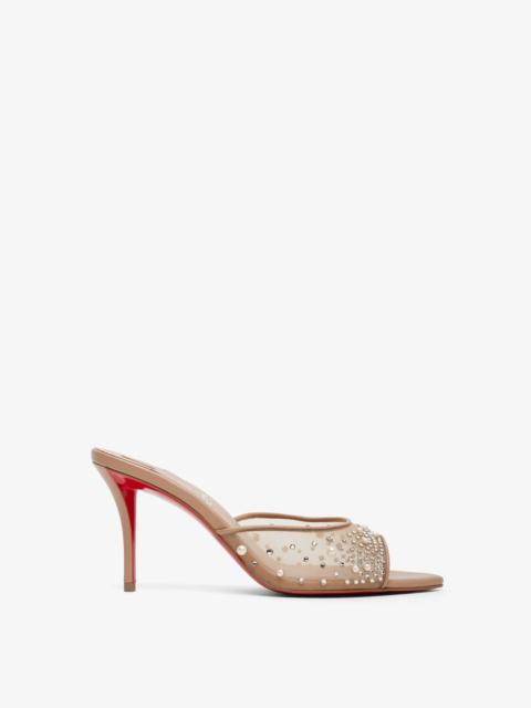 Christian Louboutin Miss Z 80 Beige Strass Mules