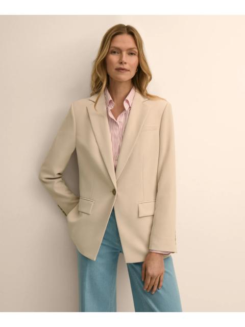 Brooks Brothers Crepe Relaxed Fit Jacket