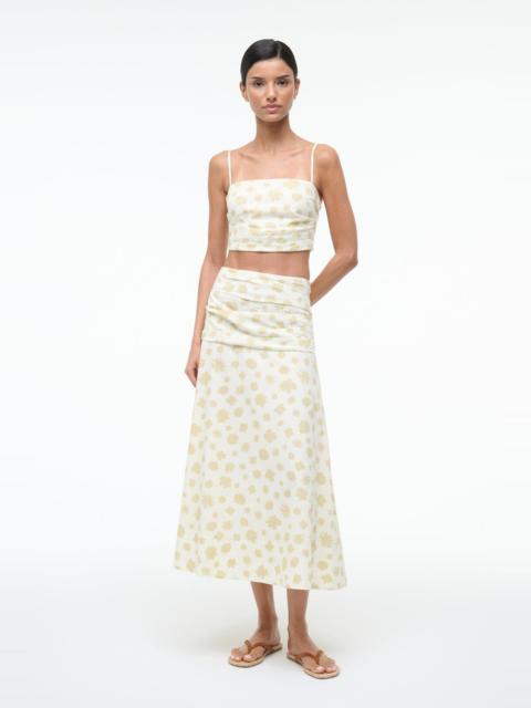 STAUD STAUD LORENZO TOP MERINGUE DITSY