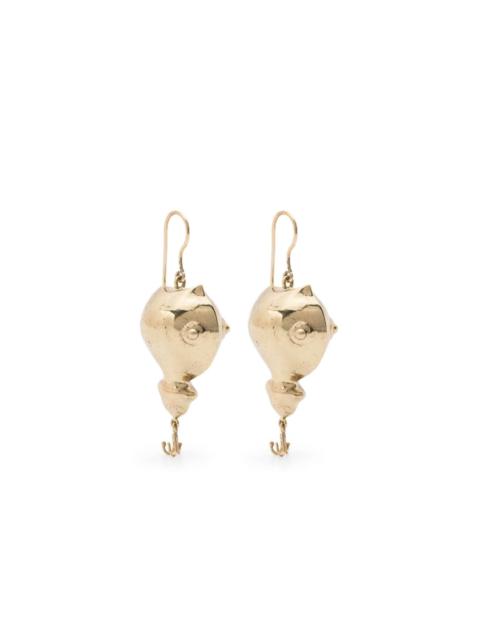 ALÉMAIS drop-design earrings