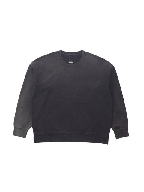 visvim JUMBO SB SWEAT L/S CRASH BLACK