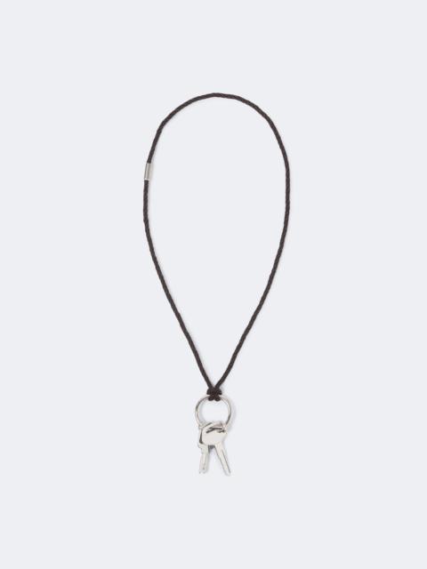Lemaire Leather pendant necklace