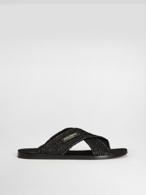Dolce & Gabbana Sandals in raffia